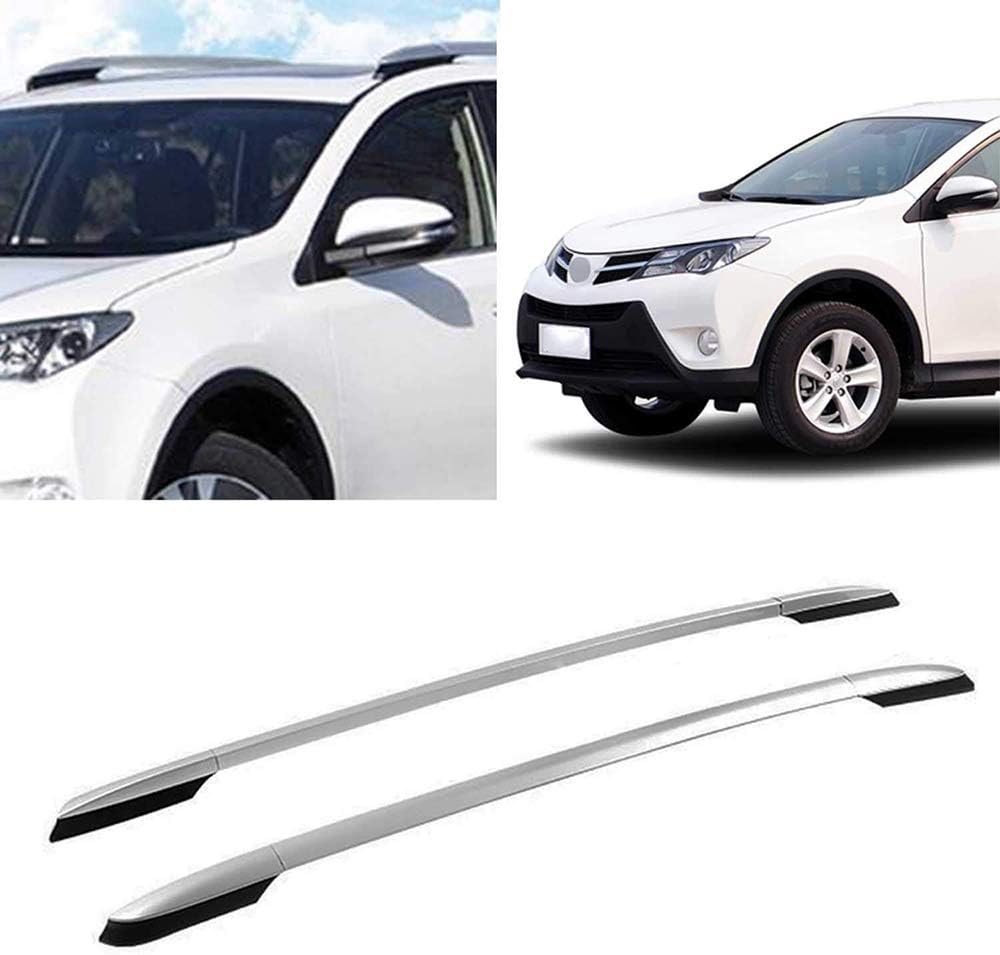 Roof Rack Cross Bar Compatible with RAV4 2013-2018 Top Roof Rail Luggage Cargo Rack Rails Carrier