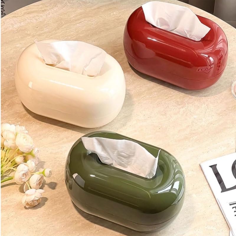 Standing Decorative Item Dopamine Tissue Paper Box for Living Room Dining Table Coffee Napkin Tabletop
