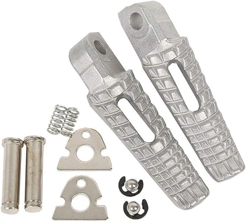 TCMI Estribos traseros para motocicleta, reposapiés para Suzuki 2006 2007 2008 2009 2010 2011 2012 2013 2014 GSXR 600 GSXR 750 plateado trasero 2