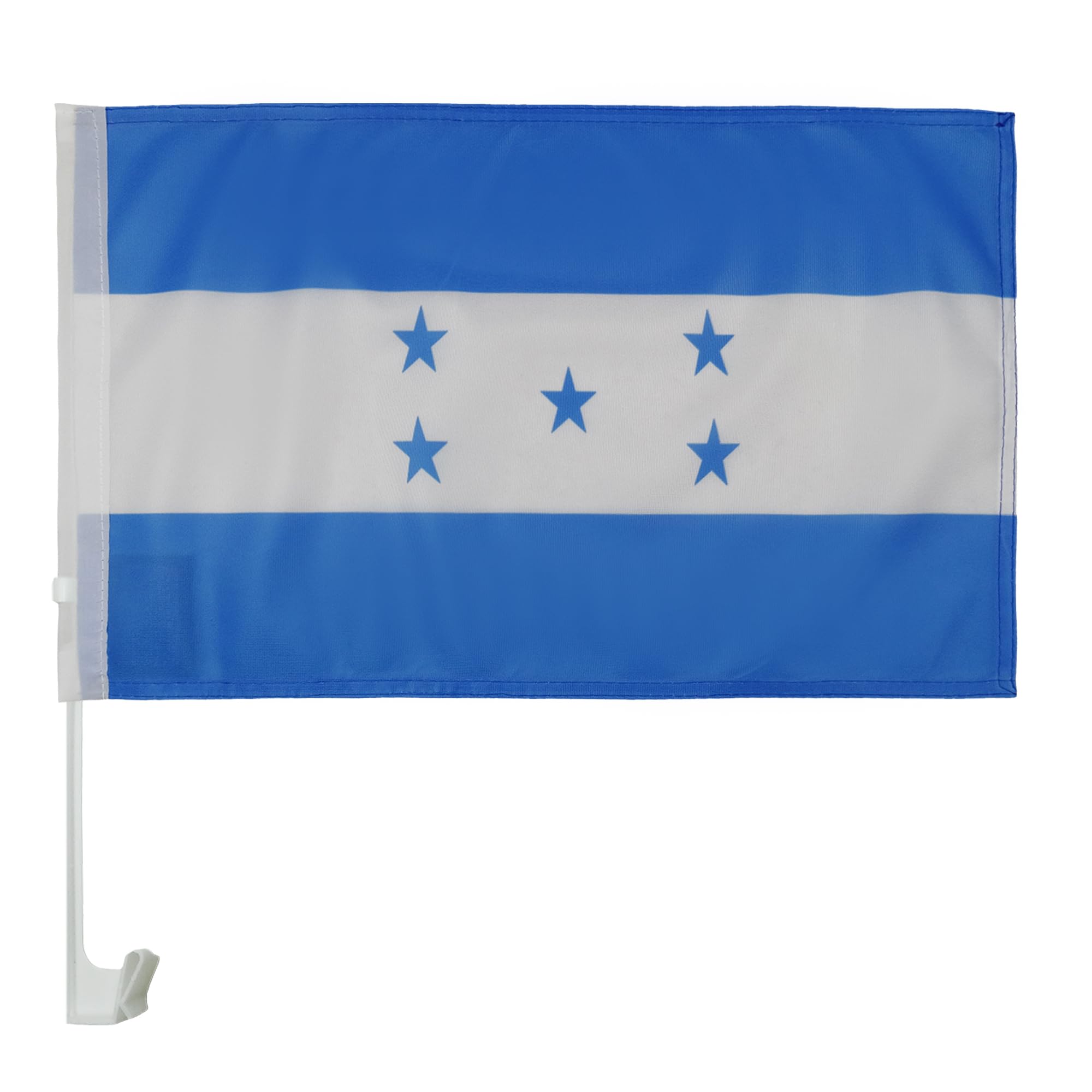AZ FLAG Honduras Car Flag 18'' x 12'' - Honduran Car flags 30 x 45cm - Banner 18x12 INCHES PLASTIC STICK — image 1