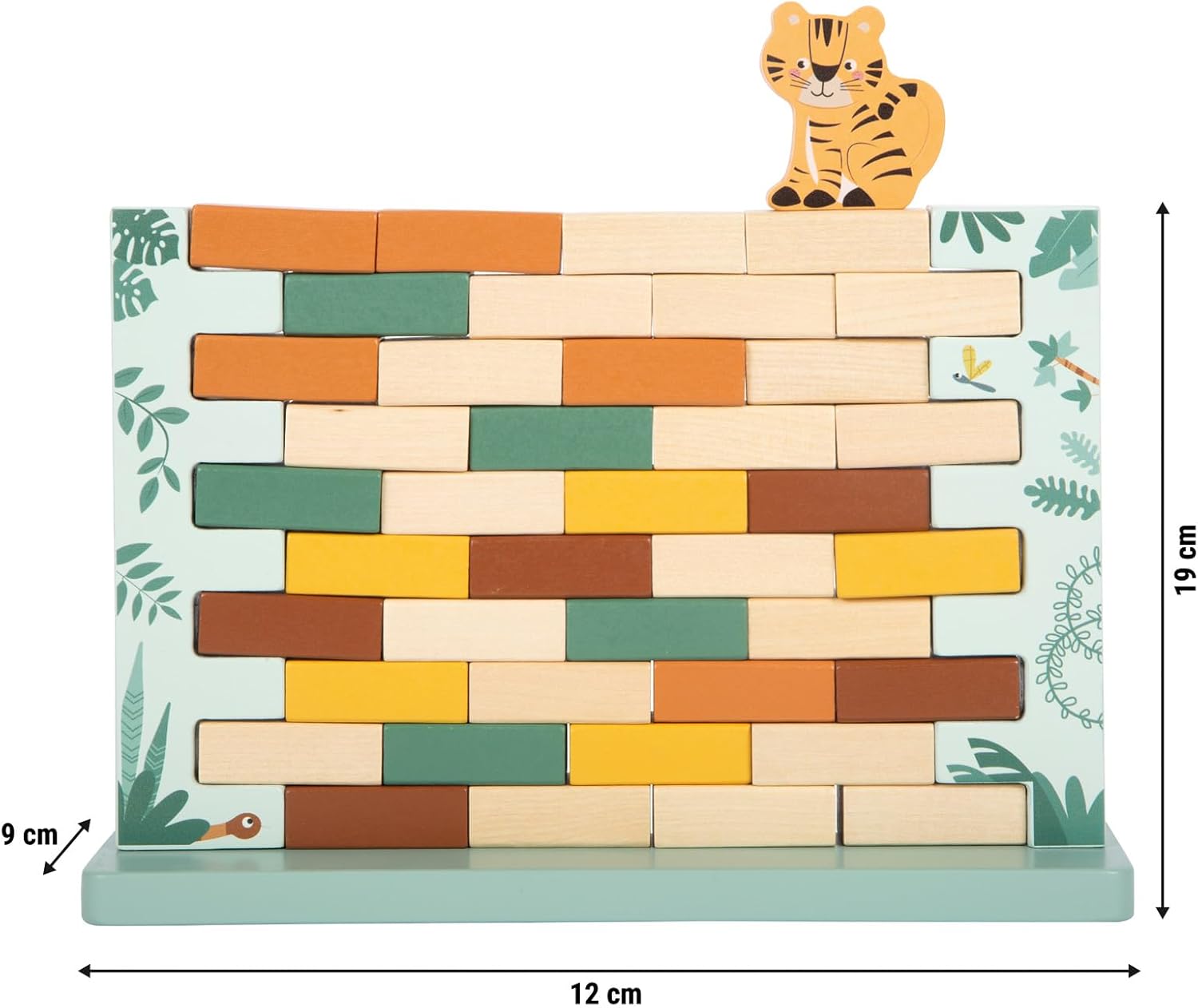 small foot Wankelmur "Safari" FSC 100% Certified Wood, Board Game with Two Wooden Hammers, for Children from 4 Years, 12741