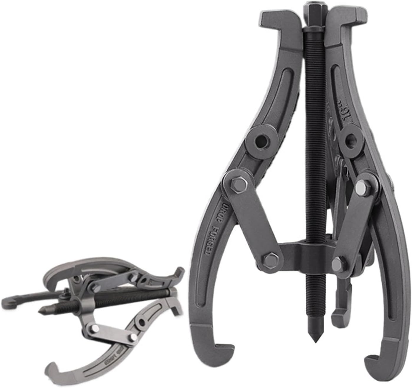 Three-Jaw Gear Puller 1pc 6/10 Inch Gear Puller 3 Jaw Reversible Pulley Remover Tool Heavy Duty Professional Grade(6lnch)
