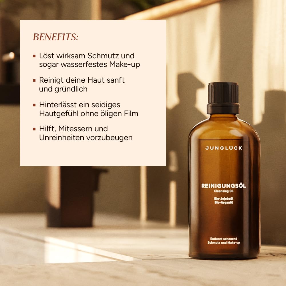 JUNGLÜCK Cleansing Oil, brown, 100 ml (Pack of 1) - Image 3