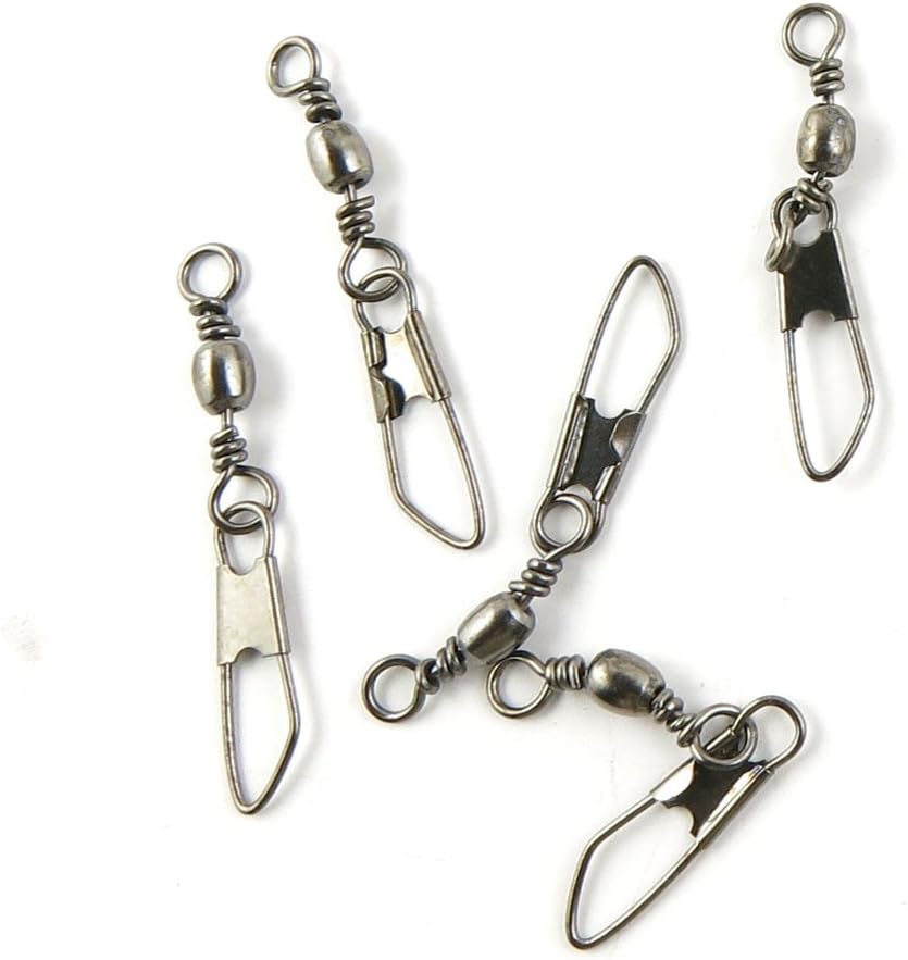 Fishing Swivel Sea Terminal Tackle Clip Connector Solid Coastlock Bulk Lots 09901 Snap Rolling Test 20kg Cross Lock