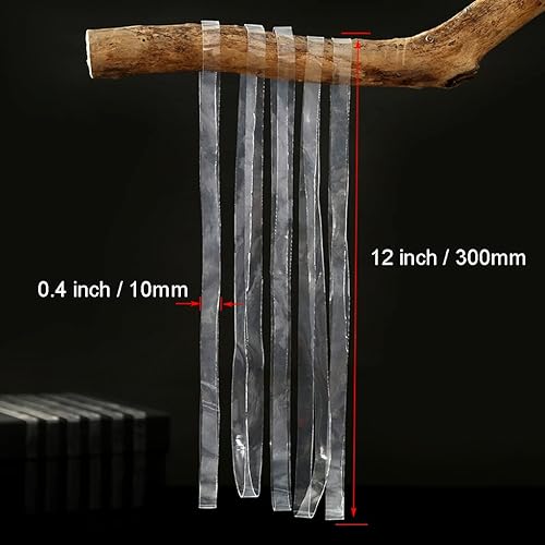 Miniatura 5 de 20 bandas de goma grandes transparentes de 10 pulgadas, bandas elásticas de TPU que no se degradan, bandas de goma resistentes para envolver y fijar