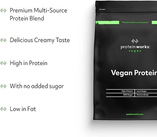 Miniatura 2 de Proteína vegana en polvo  100% a base de plantas y natural  Sin gluten  Batido bajo en grasa  Caramelo salado  4.40 libras