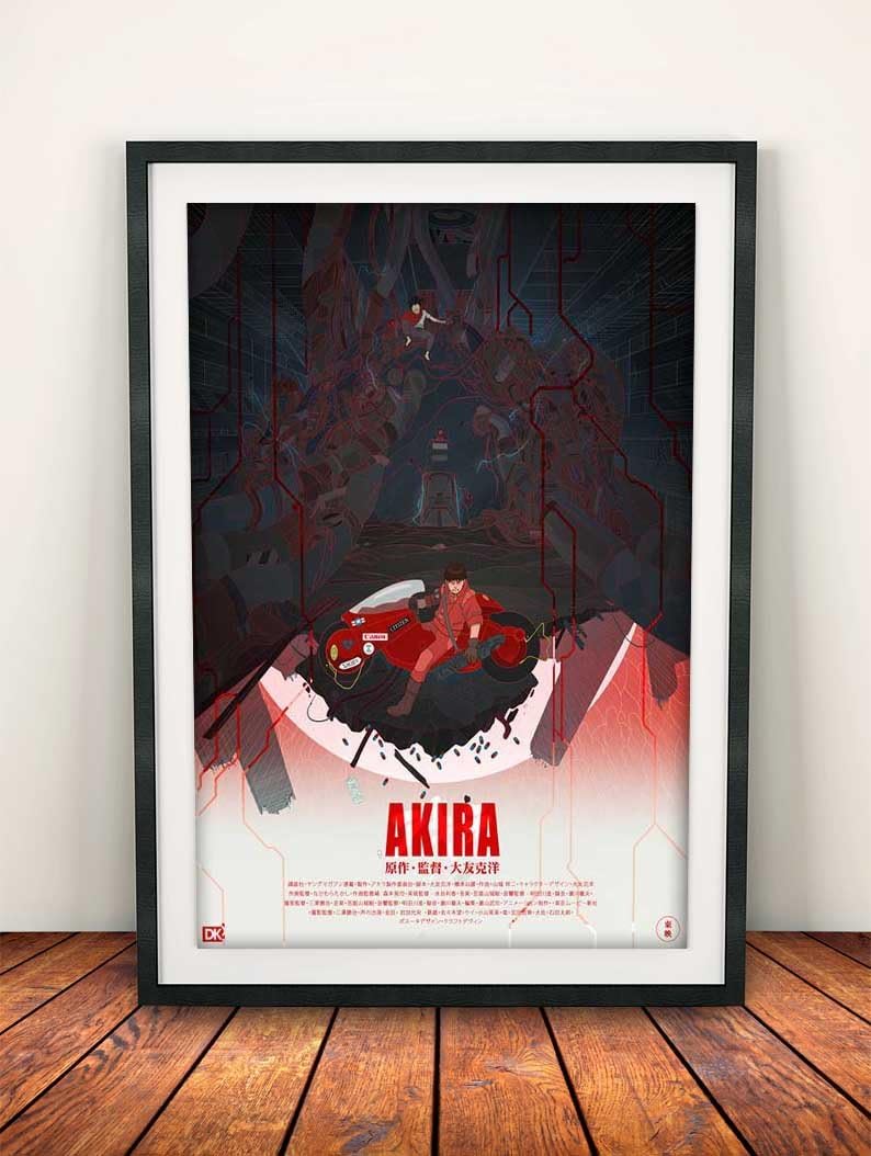 SOMANYPOSTERS Akira Anime A4 Movie/Film Poster/Print 260gsm Photo Paper