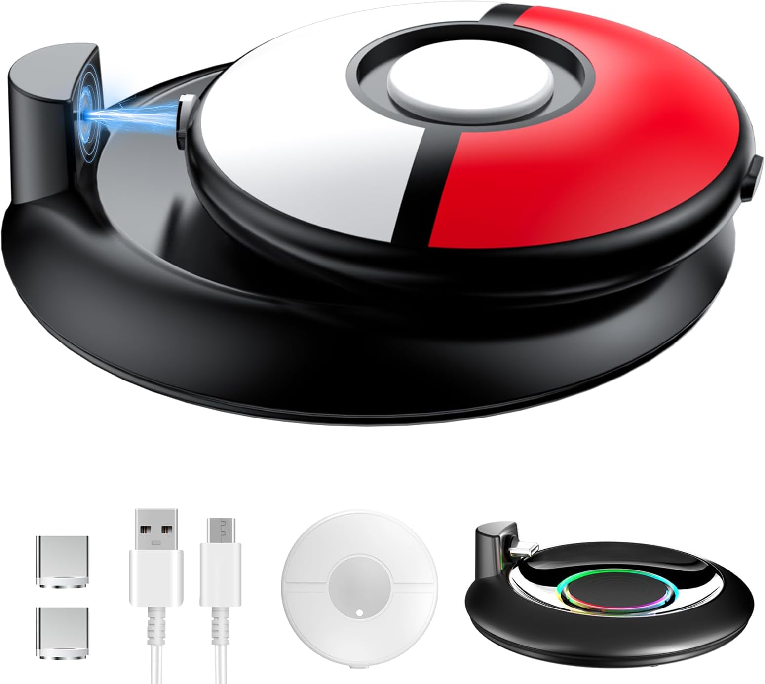 Charging Station for GO Plus + 2023, RGB Charging Dock with Protective Case for GO Plus +