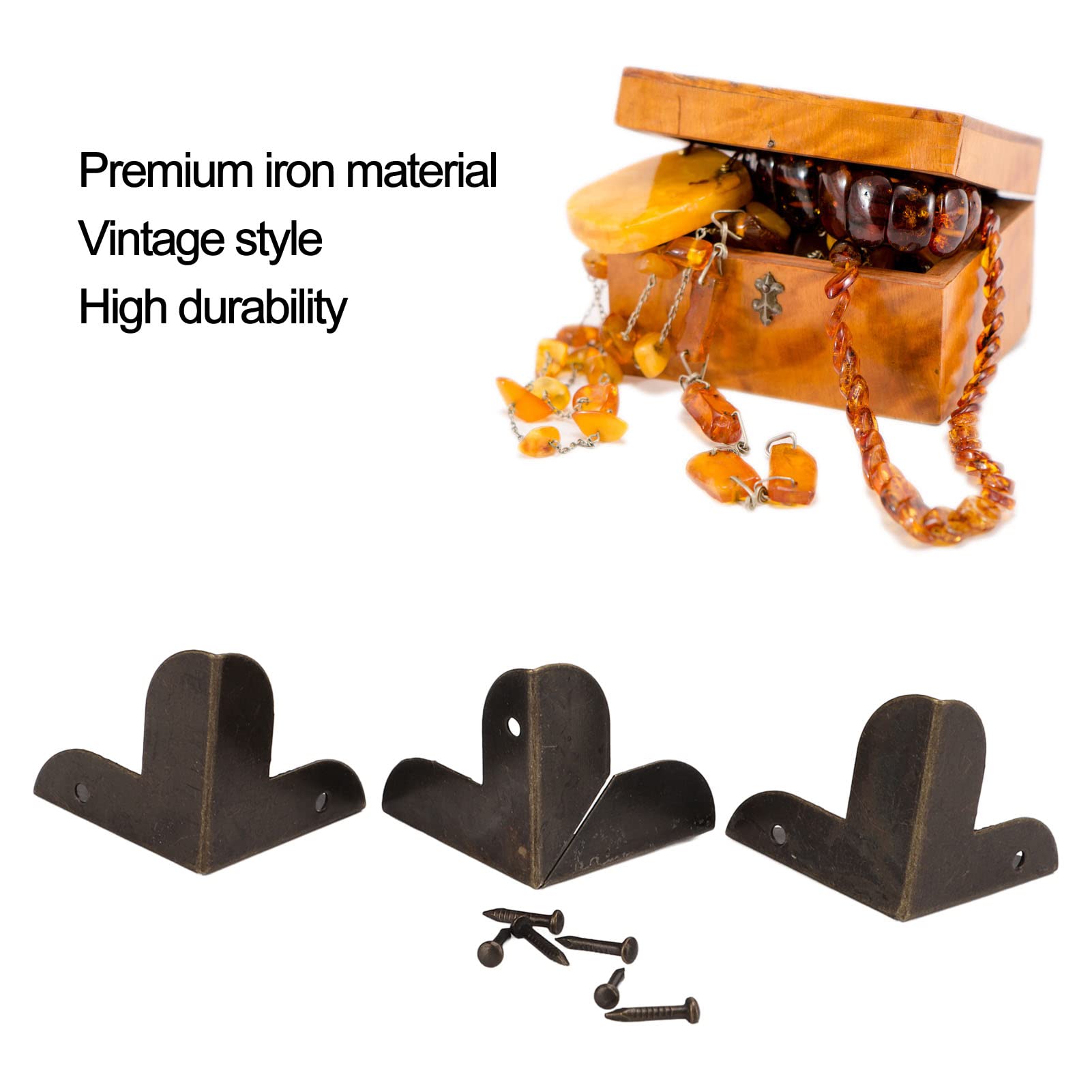Paraspigoli in legno, stile vintage, alta durezza, per progetti fai da te