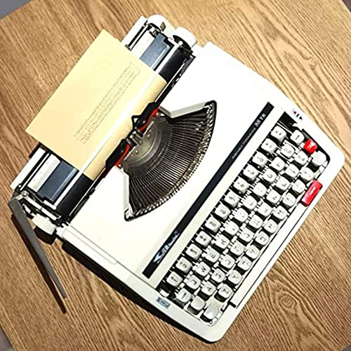 Macchina da scrivere manuale, macchina da scrivere meccanica vintage portatile per scrivere lettere e artigianato, design di ispirazione retrò