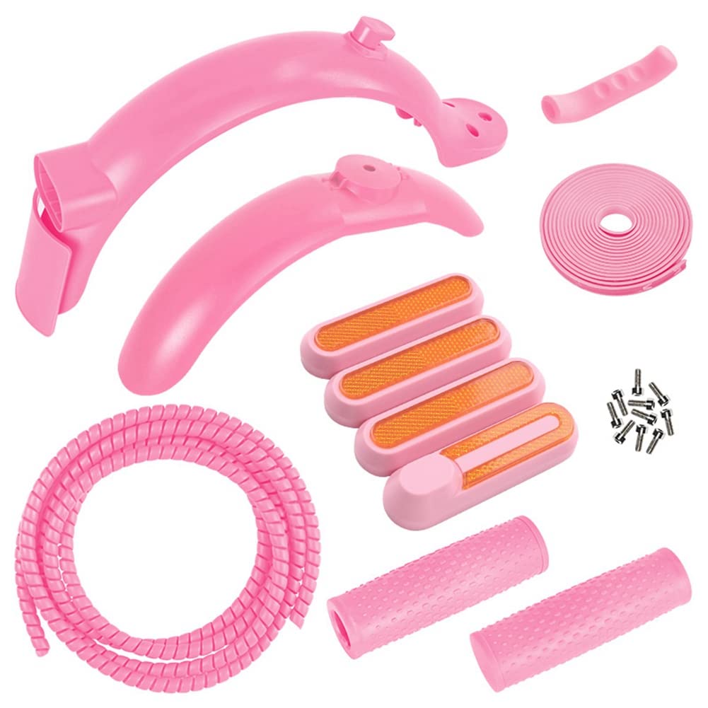 Electric Scooter Line Tube, Anti-Collision Strip, Handlebar Grip M365 Pro 2 Pcs Scooter, Red