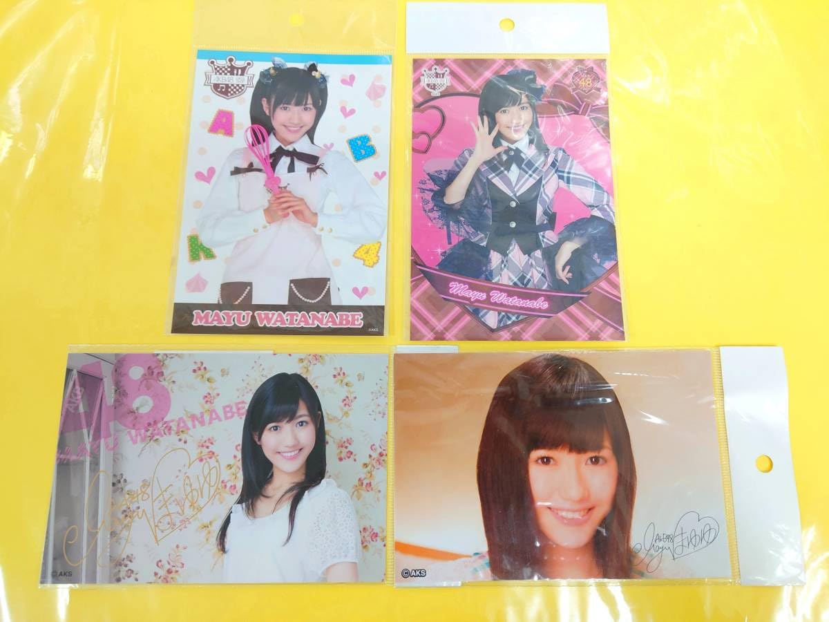 Amazon.co.jp: AKB48 渡辺麻友 AKB48 ショップ ポストカード 4枚セット