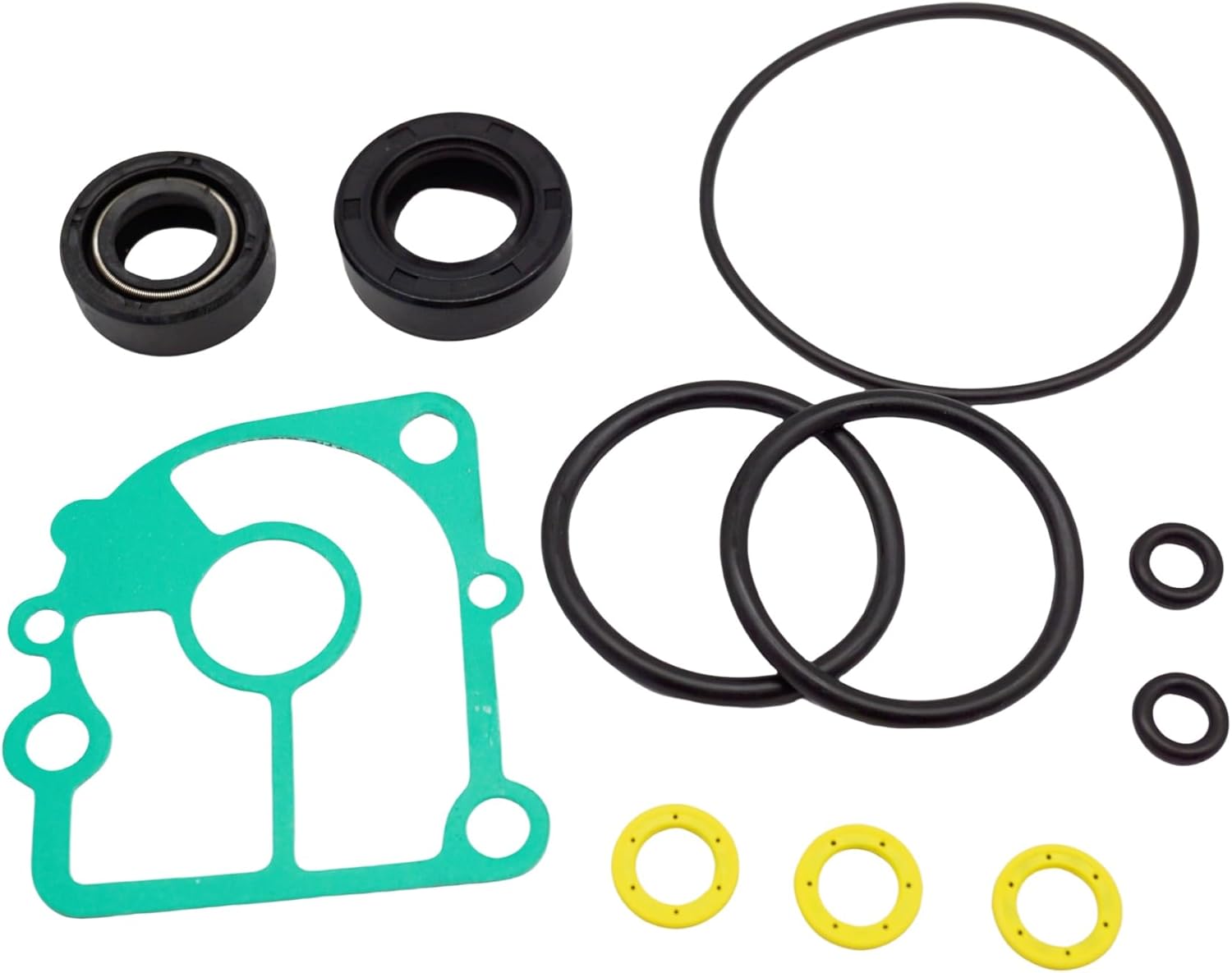 95220A08 Lower Unit Gasket Kit Compatible with Mercury 10 15 20 HP Outboard Replacement 8M0077448