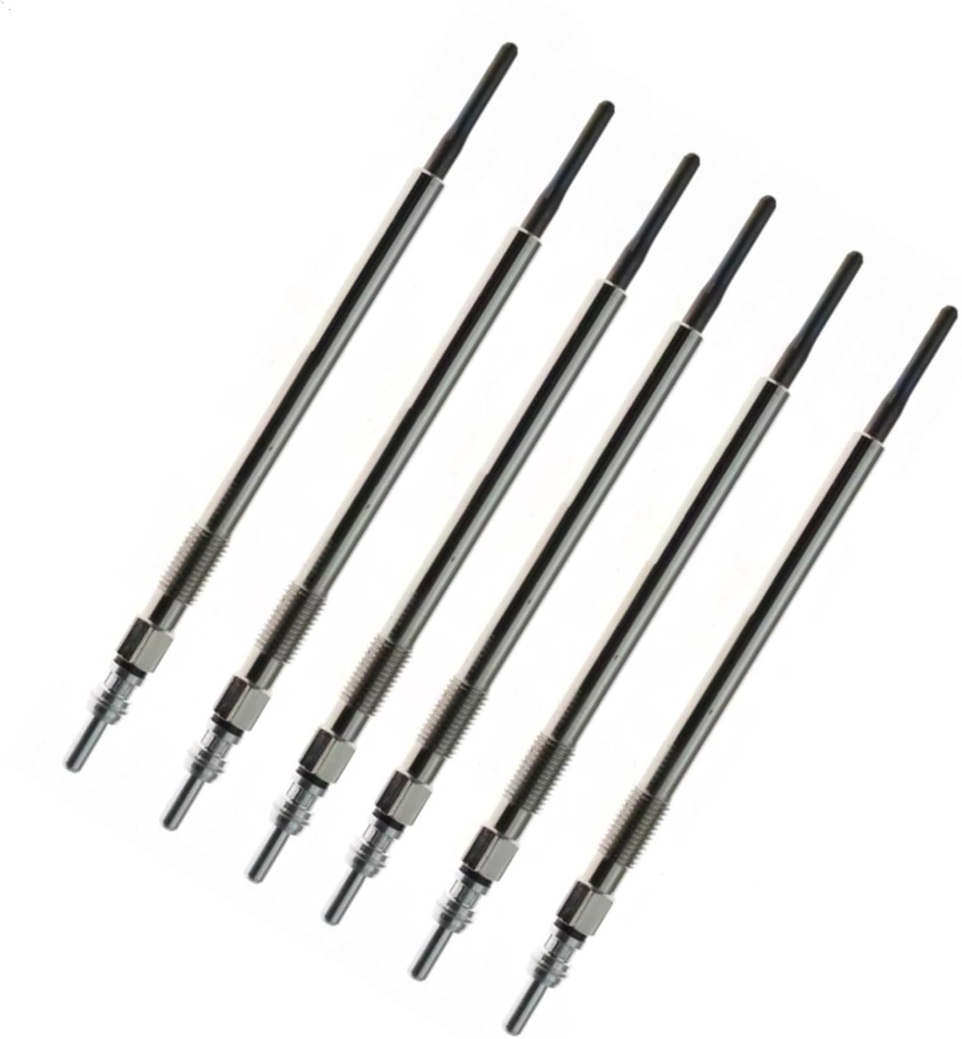 car Glow Plugs Compatible with Benz for Sprinter 218 219 318 319 419 519 2006 2007 2008 2009 2010-2014 Glow Plugs Set 6PCS A0011595001
