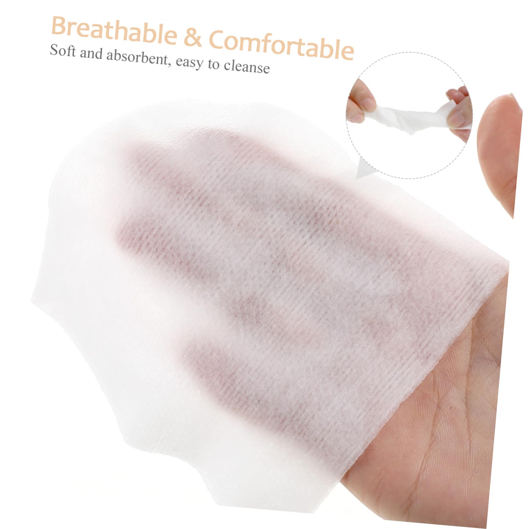 400 Stück Einweg Vliesstoff Kosmetik Reinigungspads 10x10cm Weich Atmungsaktiv Abschminktücher für Frauen Gesichtsreinigung