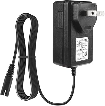 Cordless Water Flosser Charger Cord for Waterpik WP360 WP462 WP450 WP360W WP462W WP450W Replapcement Water Flosser Power Cord 3V DC 2-Prong Adapter YLA-03010 WP-400 Series