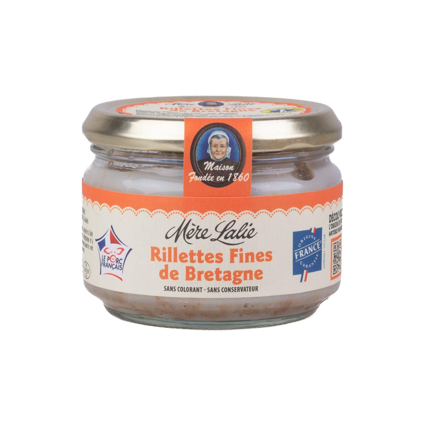 Lot 3x Rillettes fines de Bretagne - Pot 180g
