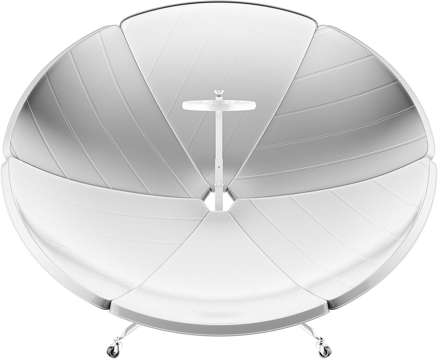 Concentrating Solar Cooker Sun Oven Outdoor Oven 150cm Diameter Of Solar Cooker Parabolic 1000-1500W Thermal Power Sun Concentration Oven For Grazing Farms and Pastures