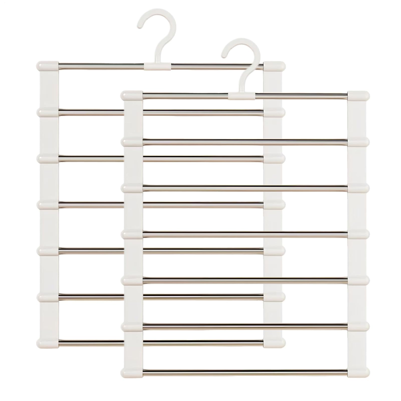Cintres pliables gain de place pour suspendre 12 pantalons et jupes