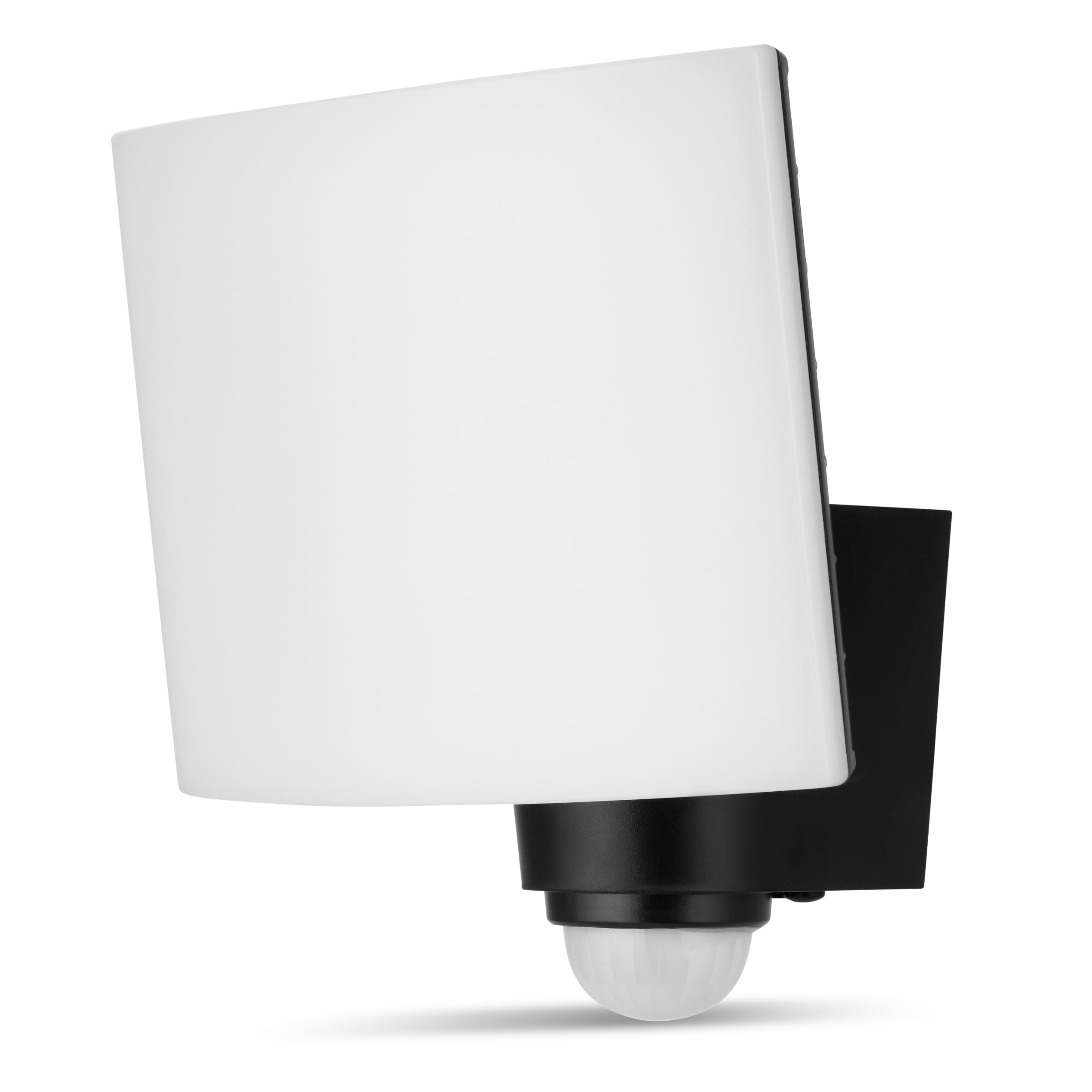 REV McSensor LED Leuchte 230V~ warmweiss/neutralweiss, mit Bewegungsmelder, 28W Außenstrahler IP44, 1800lm, 5000K, anthrazit