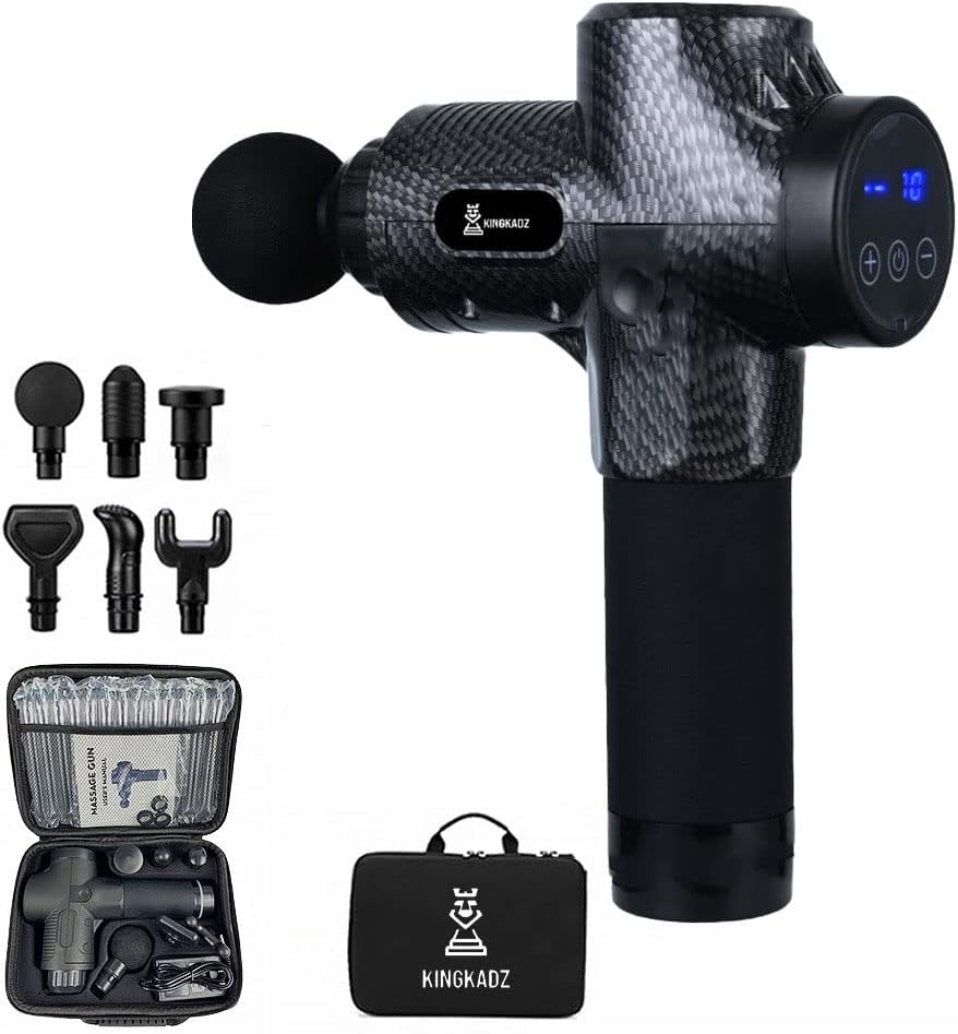 KingKadz Massage Gun Deep Tissue Percussion Muscle Massager