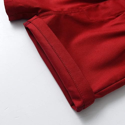 Toddler Kids Brother and Sister Matching Outfits Boys Casual Suits Girls Cute Dresses(Red-boy,18-24 Months)