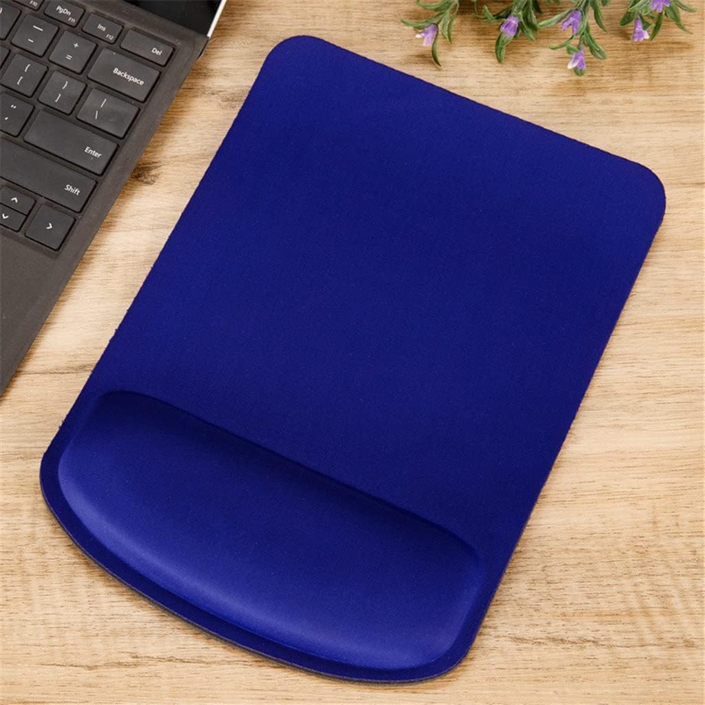 Solid Color Mouse Pad Wrist Rest Mousepad Gaming Office Mat for Desktop Laptop for Gaming PC(A)