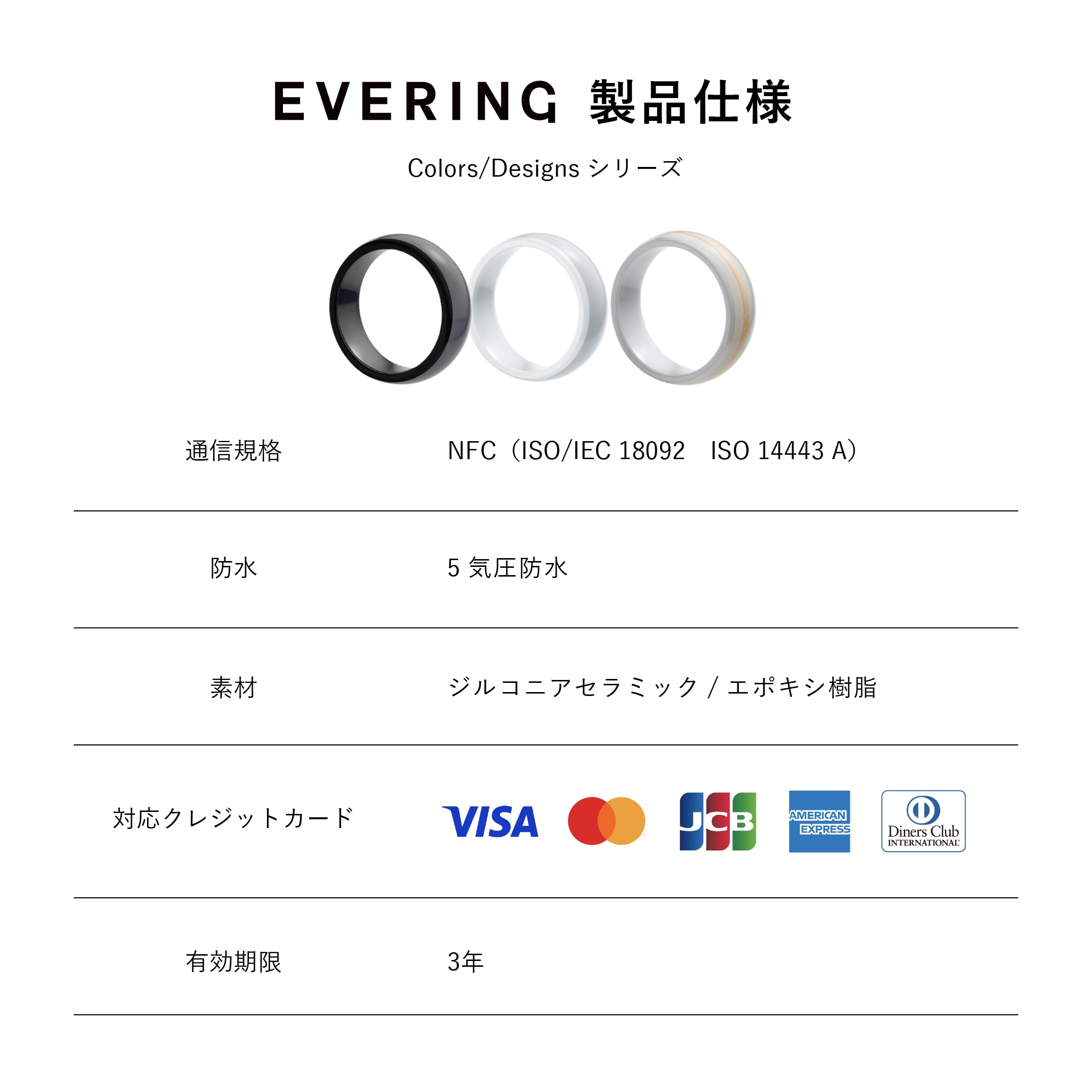 EVERING スマートリング Designs カラフルウッドサムネイル7