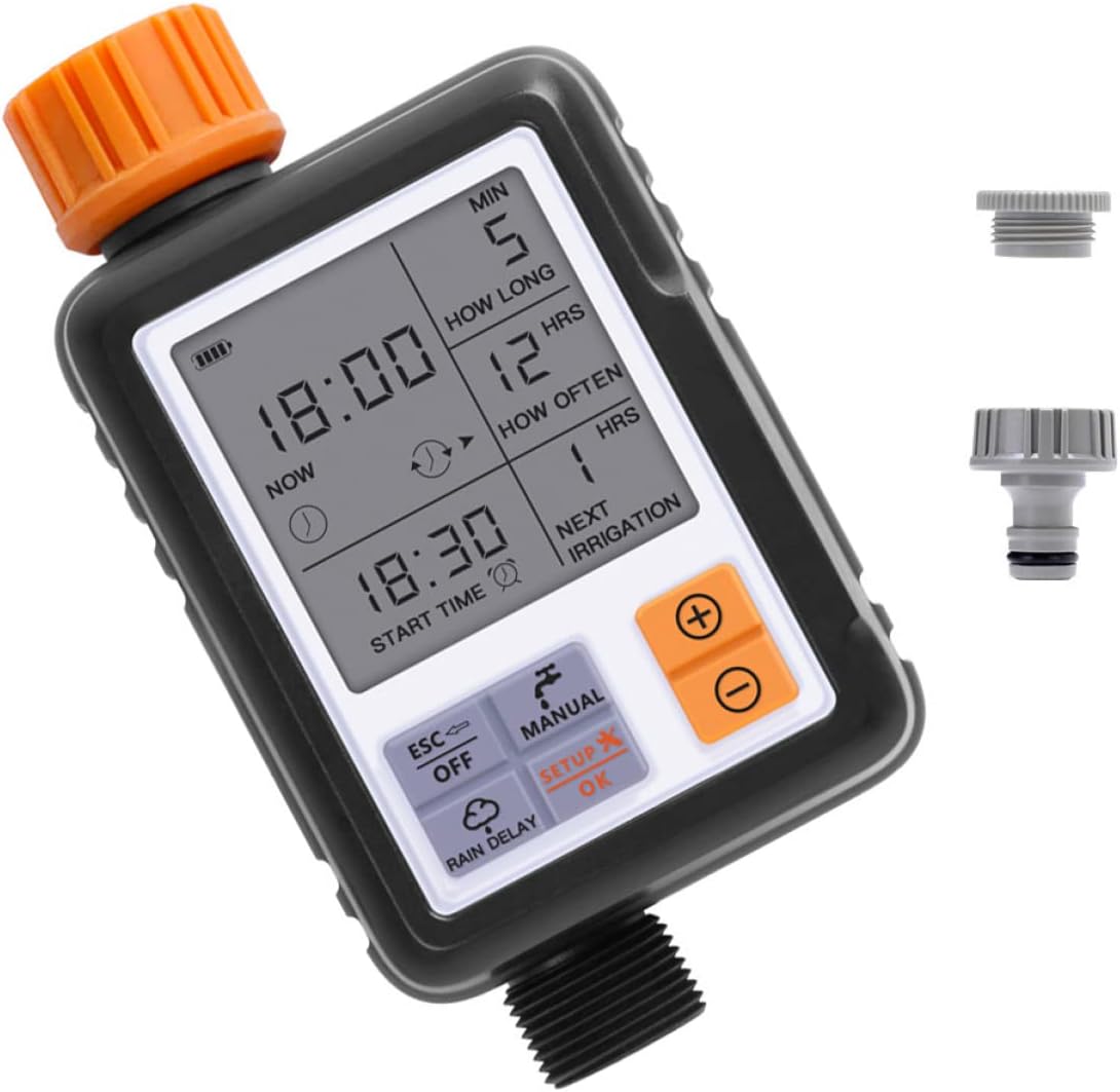 Digital Water Timer Automatic Flower Watering Device for Lawn Sprinkler Controller Smart Irrigation System