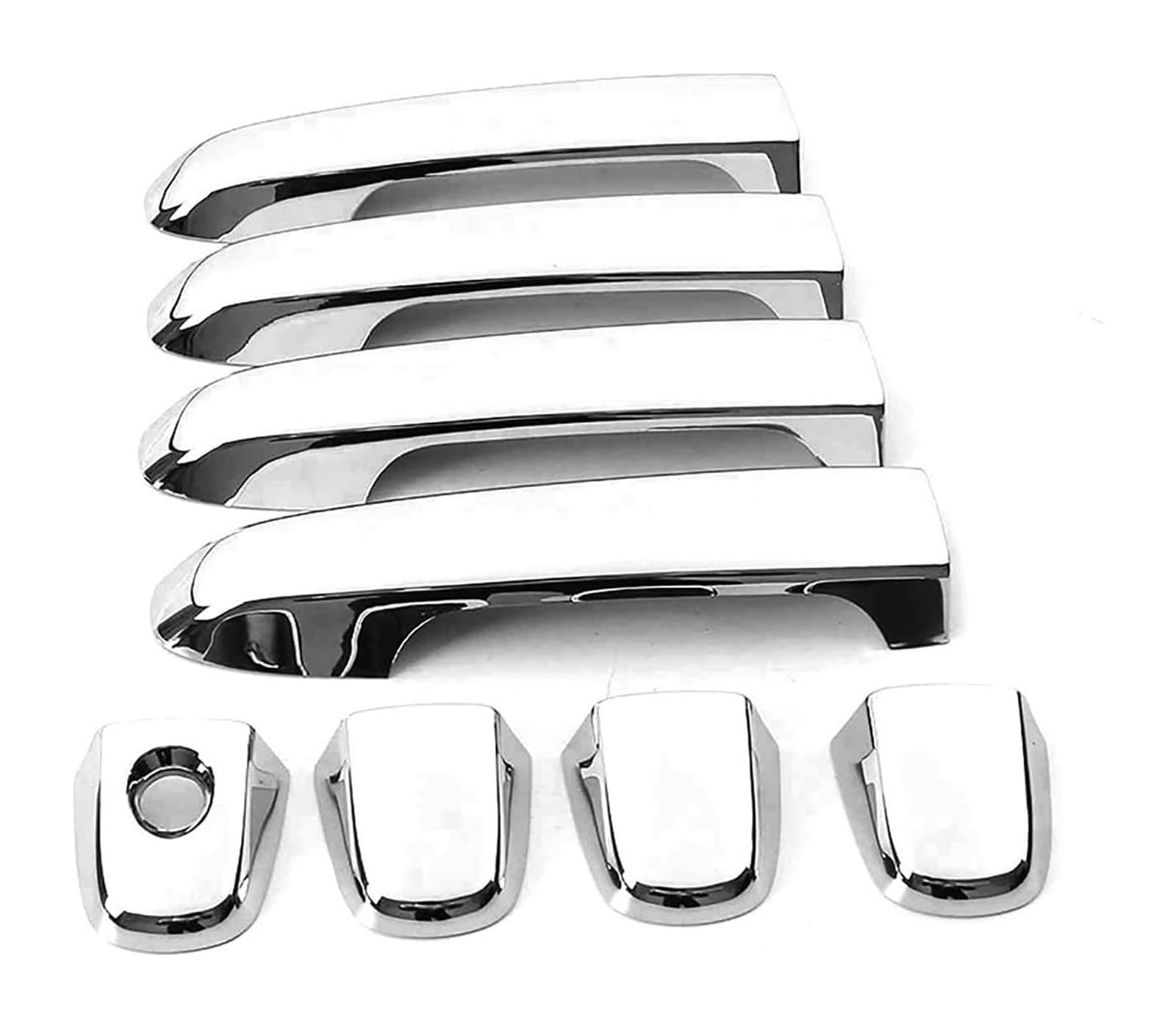 YSBVBLRMRV Car Outside Door Handle Cap for Subaru for Forester Single Hole Door Handle Trim Frame Exterior Modification Protector Anti-Scratch 2019-2024(Electroplating)