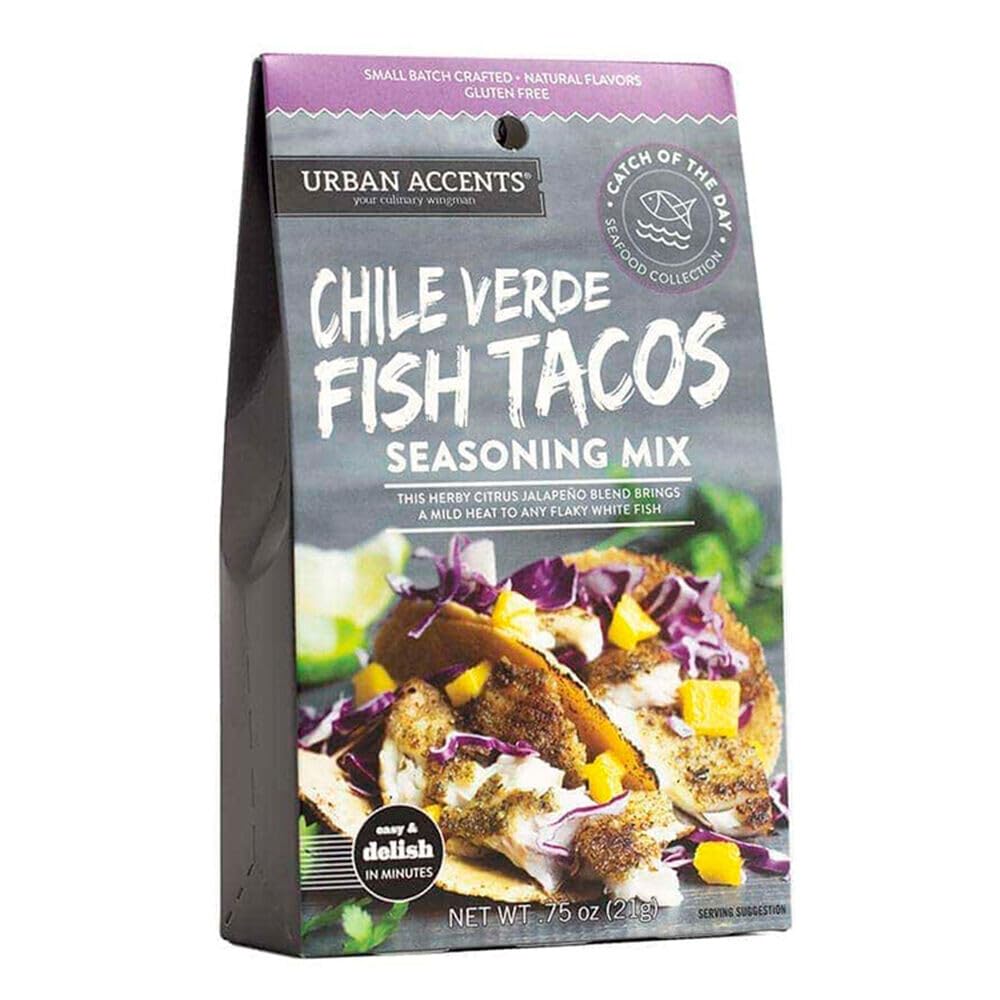 Urbano acentos chile verde pescado taco condimento mezcla 21g x 6