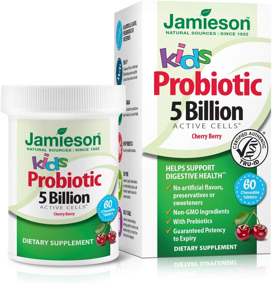 hipamus Jamieson Chewable Probiotics for Kids 5 Billion