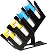 Paper Cup Lid Holder 4 Compartment Cup and Lid Holder Breakroom Coffee Condiment and Cup Storage Organizer Paper Cup Dispenser Storage Holder for Cafe Buffet Restaurant