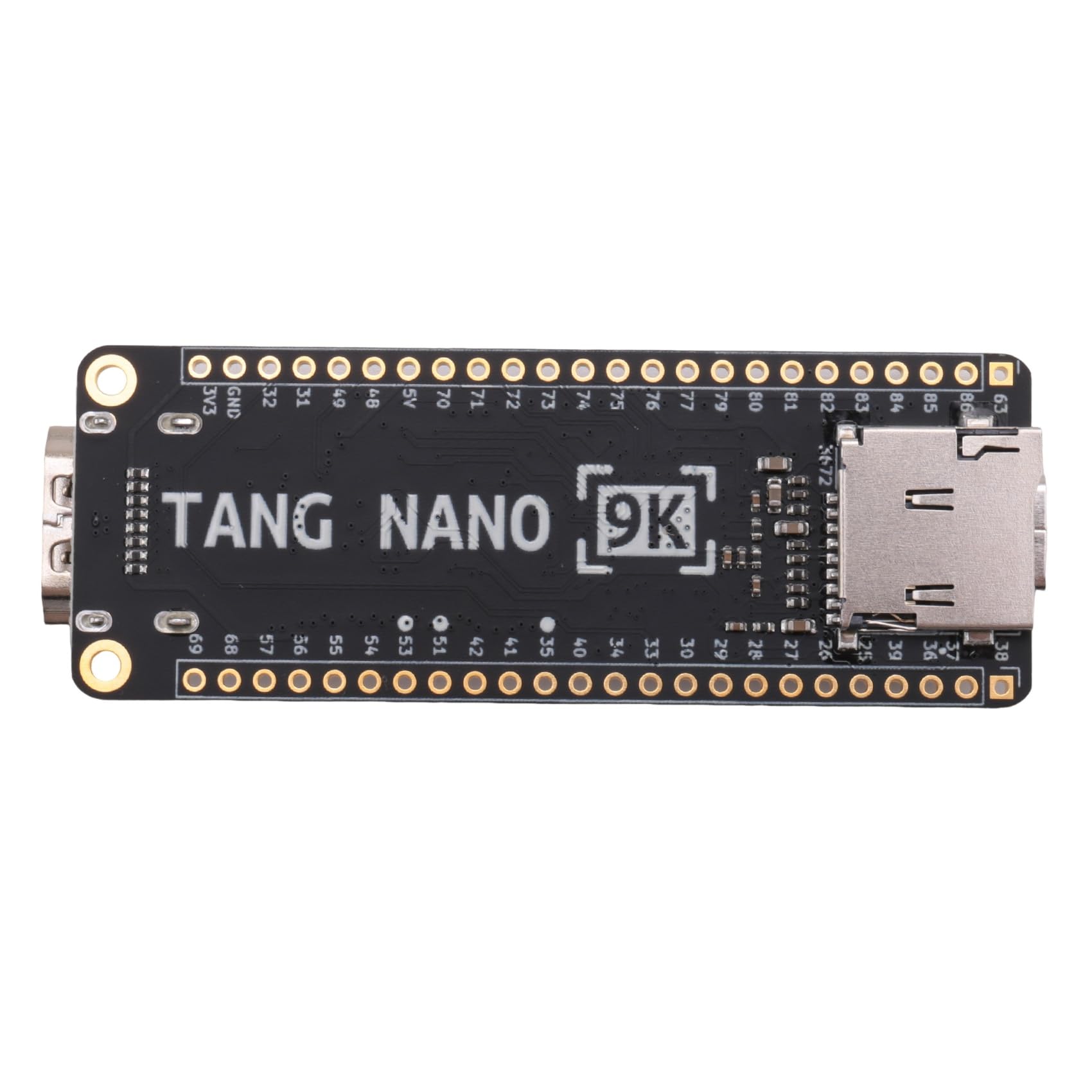 Per Tang Nano 9K FPGA Gaoyun GW1NR-9 RISC-V RV Scheda di Sviluppo Compatibile con + Schermo SPI da 1,14 Pollici + 2,54 Mm Pin Header