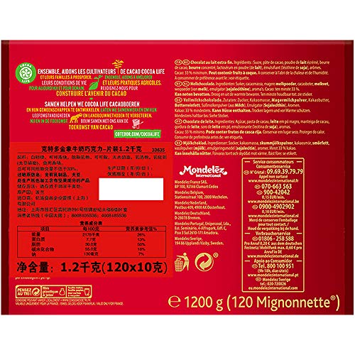 Cote d'Or - Mignonnette Melk - 1.200 g - Belgische Melkchocolade - Chocoladerepen - perfect tussendoortje - Individueel… - Afbeelding 4