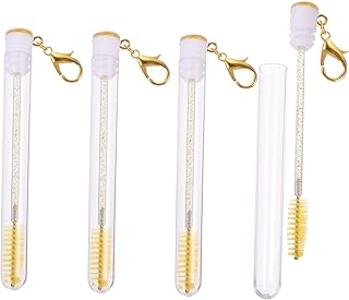 4pcs Hanging Mascara Brush Tubes with Rhinest...