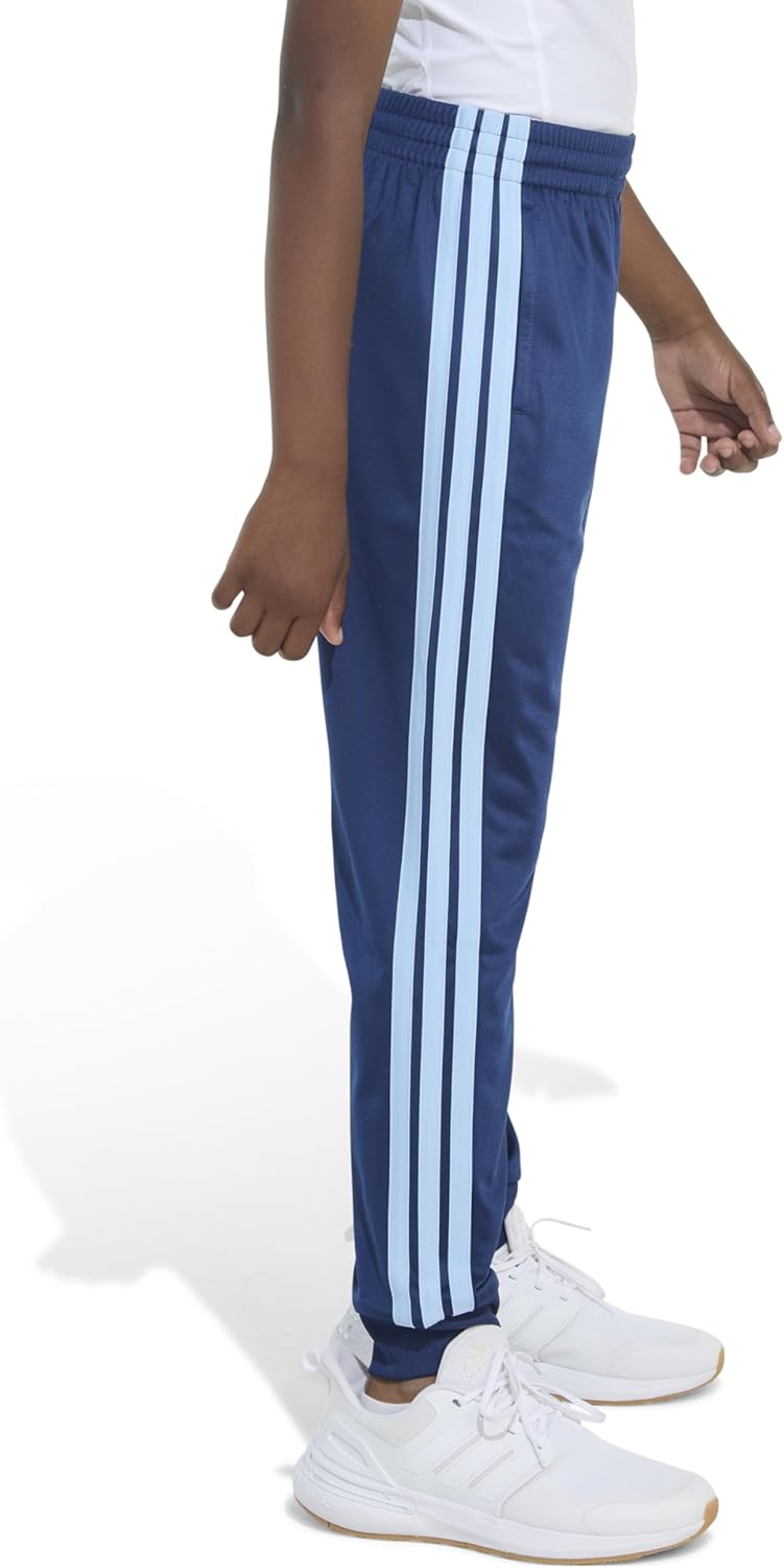 Adidas Boys Little Kids 3-Stripe Jogger Pants | 100% Polyester Athletic Training Pants with Elastic Waistband - Image 7