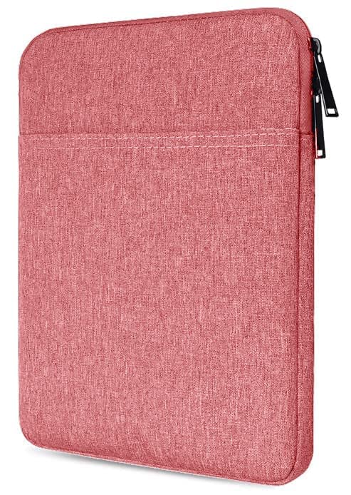 ProElite Tablet Sleeve Case Cover 12" to 13" for Apple iPad Air 13/Pro 13/Pro 12.9 Samsung Galaxy Tab S7/S8/S9 Plus/S7/S9 FE Plus 12.4", Lenovo Tab P12, Microsoft Surface Pro, Pink