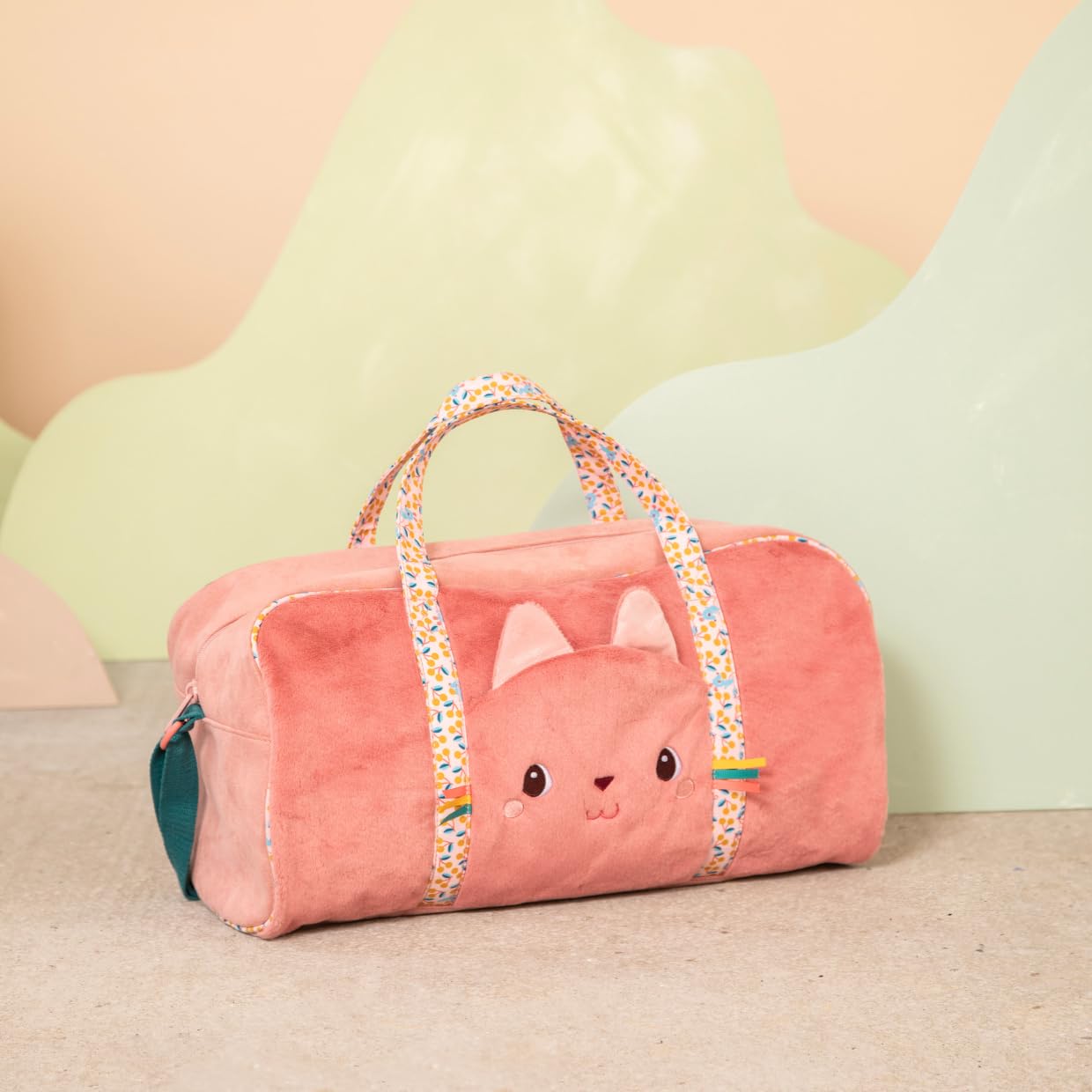 Lilliputiens - Sac Week-End - Sac de Voyage - avec Fermeture Eclair - Bandoulière Réglable - Original & Facile à Transporter - Rose - 45 x 23 x 25 cm - Dès 2 Ans - 84491