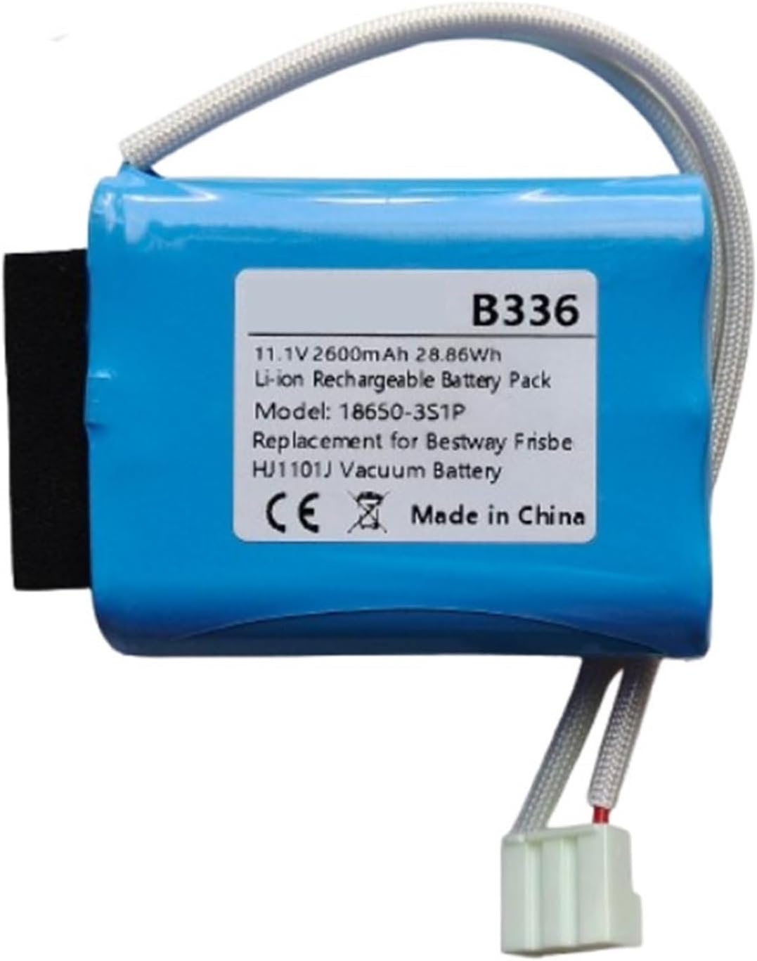 11.1V Li-ion Battery Pack Replacement, Compatible With Bestway Winny HJ1101J Pool Vacuum Cleaner, High-Capacity Battery Part