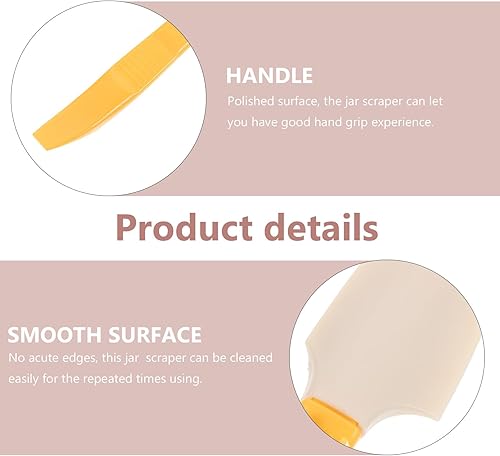 Miniatura 3 de Silicone Jar Scraper Spatulas 8pcs Small Flexible Silicone Scraper Spatula Set for Baking Cake Cream Jam Kitchen Utensils