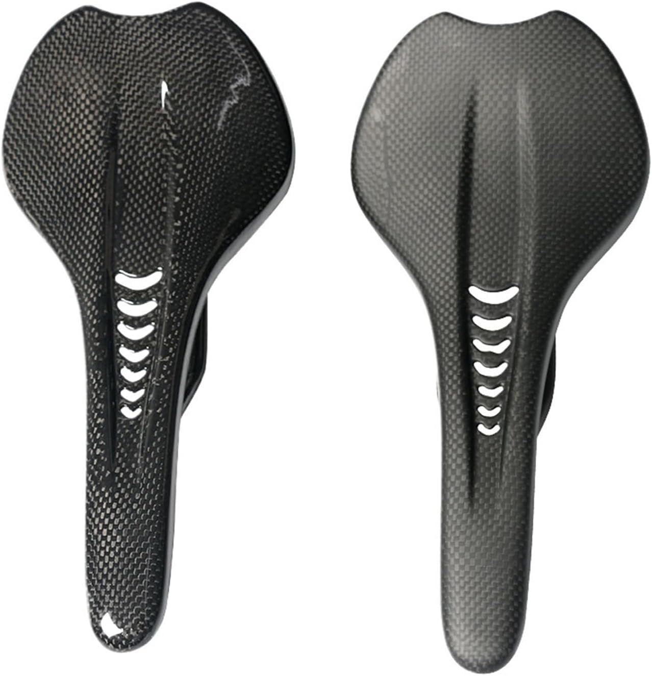 3K Carbon Bicycle Saddle Ultralight 115g 275 * 130mm Comfortable Breathable Bike Seat Cushion for Road MTB Long Distance