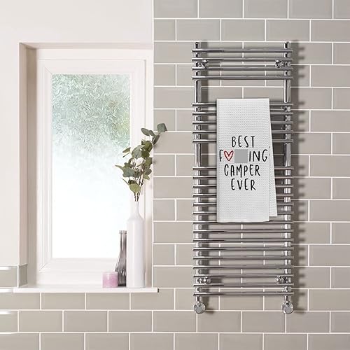 Miniatura 2 de Dibor Best Camper Ever - Toallas de cocina, paños de cocina, paños de cocina, divertidos paños de secado absorbentes decorativos para camping,
