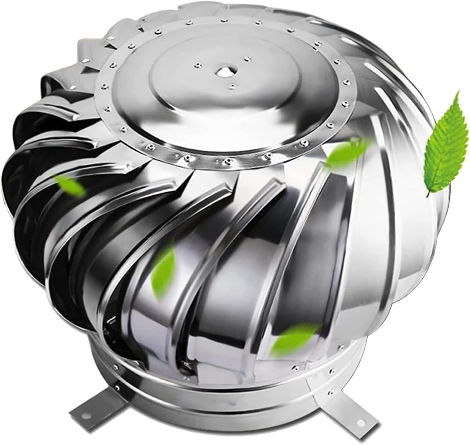 Ventilateur à turbine 110mm en acier inoxydable pour un air sain dans la maison en toute saison