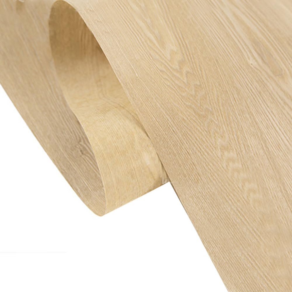 Naturalne arkusze forniru drewnianego Fraxinus Mandshurica, materiał do renowacji głośników i renowacji mebli, niedokończona drewniana naklejka, ręcznie wykonana, 40 x 224 cm