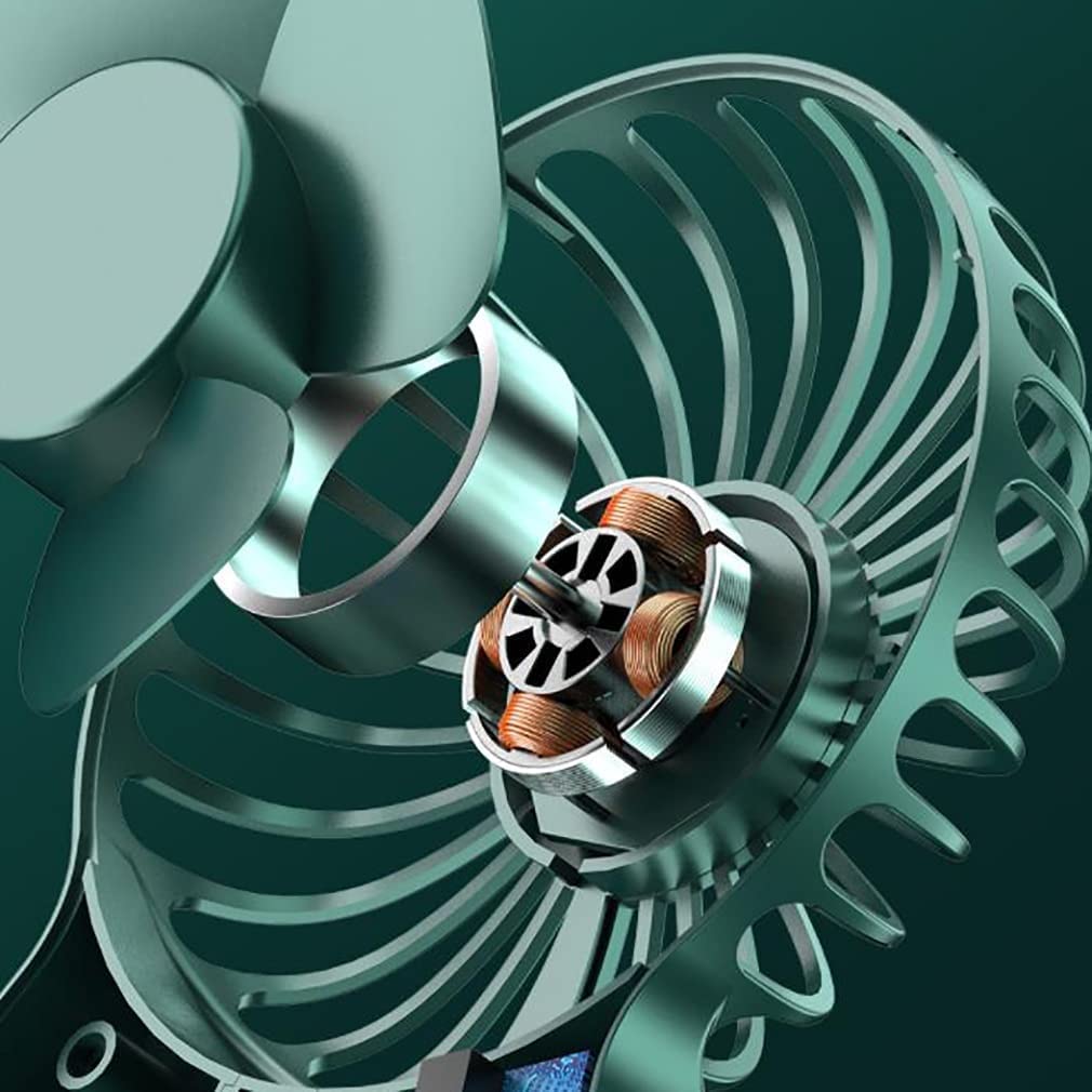 Ventilatore Elettrico Mini Ventilatore con Cavo USB Ventilatore Portatile Alimentato a Batteria Ventilatore Portatile Portatile Silenzioso a 3 velocità Ventola Personale da Tavolo per Un Migliore