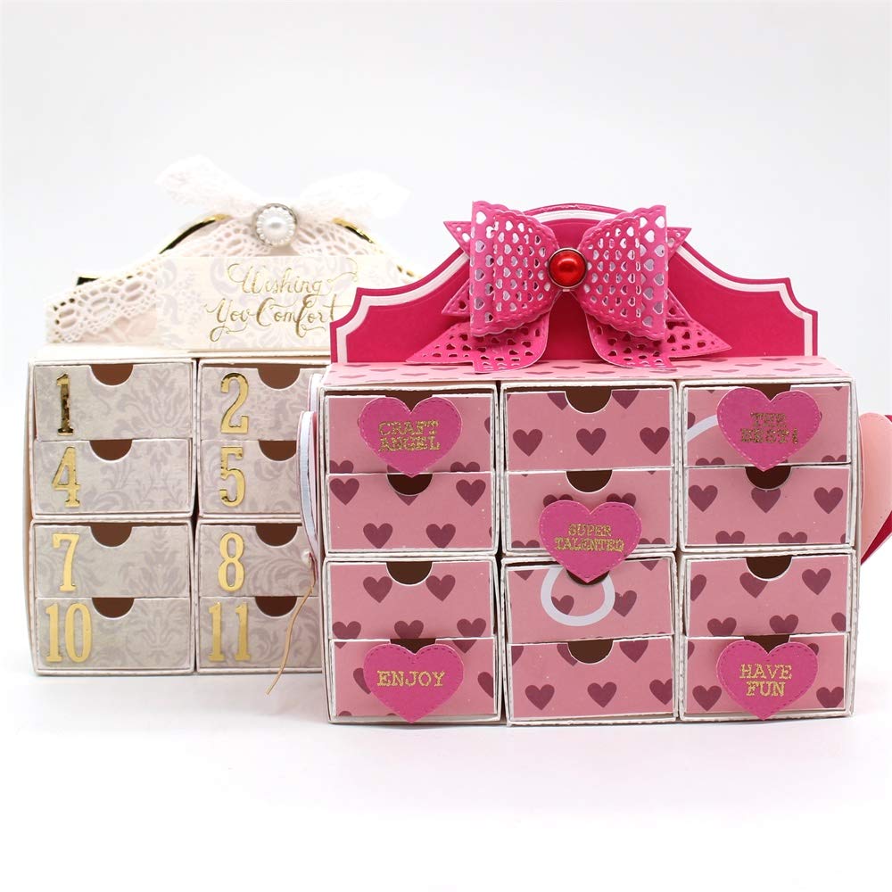 KSCRAFT3D Drawers Metal Cutting Dies Stencils for DIY Scrapbooking/Photo Album Decorative Embossing DIY Paper Cards