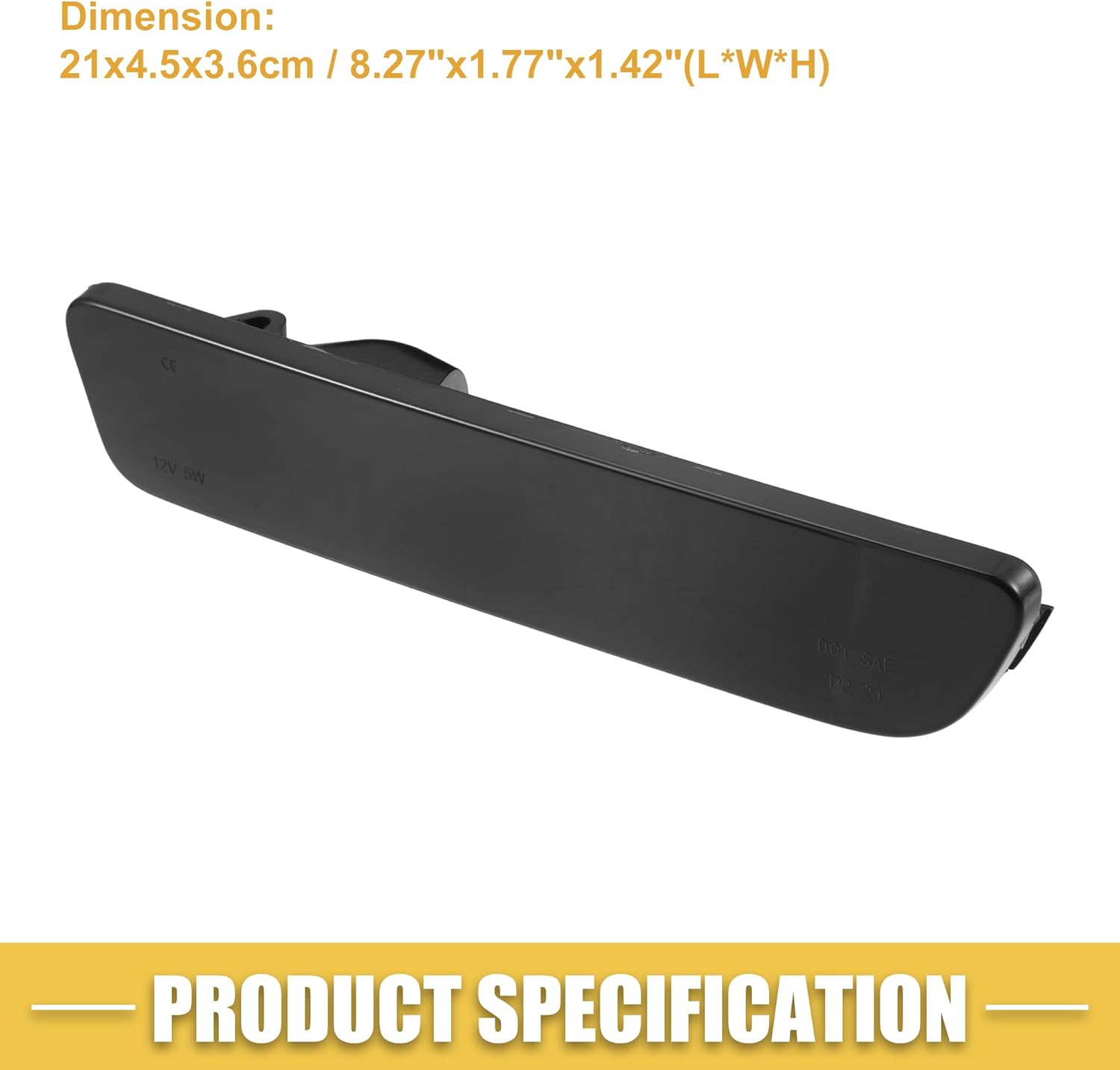 SUN 8個 2.5インチ LEDクリアランスマーカーライト トレーラー用 4