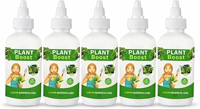 Plant Boost Liquid Biofertilizer (5 x 50ml) – Fast Rooting Growth Enhancer | Promotes Photosynthesis, Strengthens Roots & Improves Plant Health | Ideal for Flowers, Vegetables, Herbs (PACK OF 5)