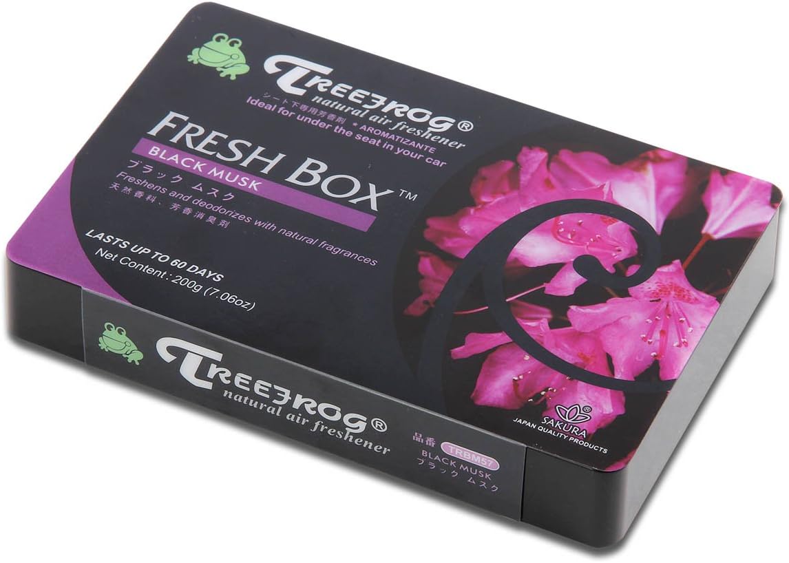 Auto Dynasty Pack of 6 TreeFrog Xtreme Fresh Under-The-Car Natural Air Freshener (Marine Squash Scented)